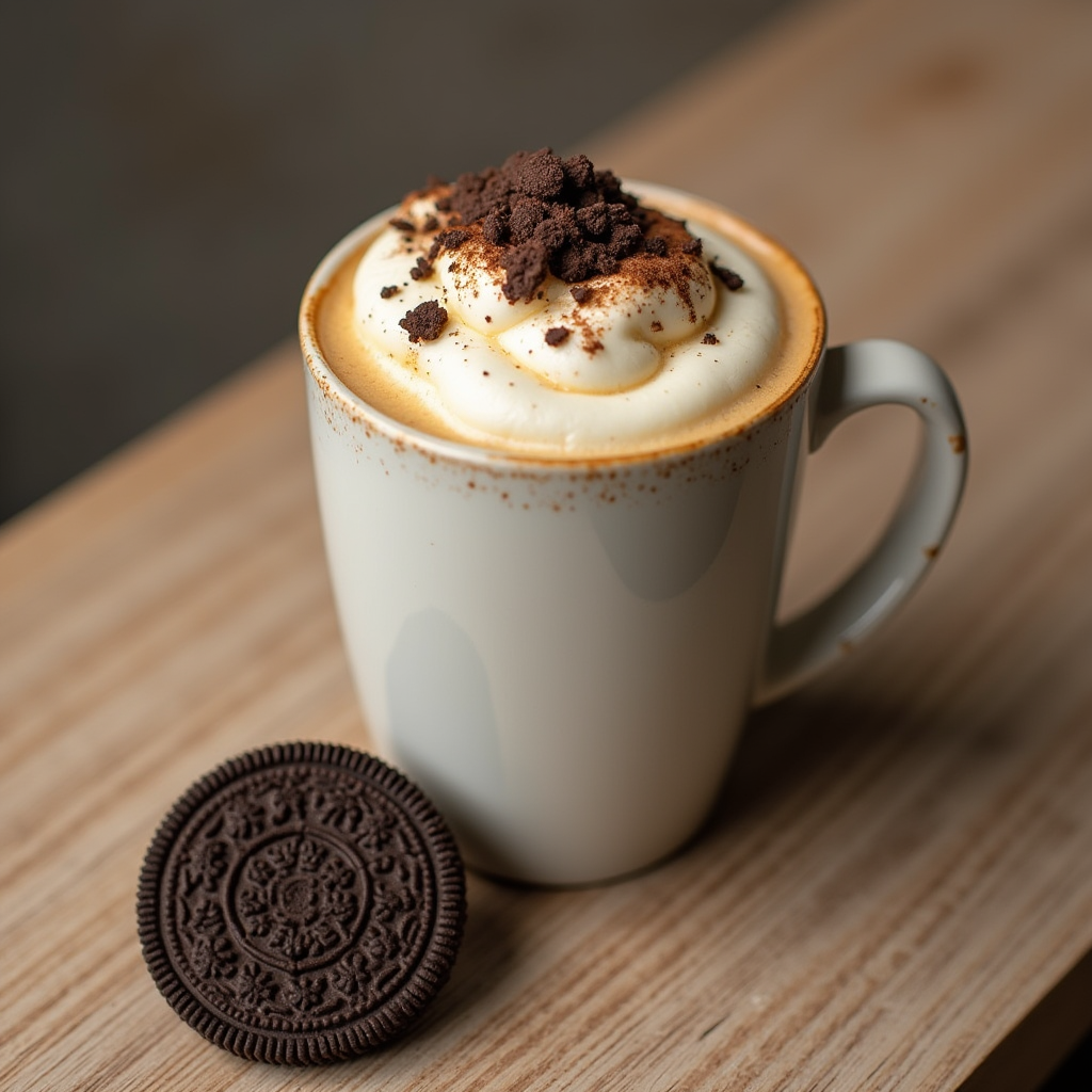 Hot OREO LATTE