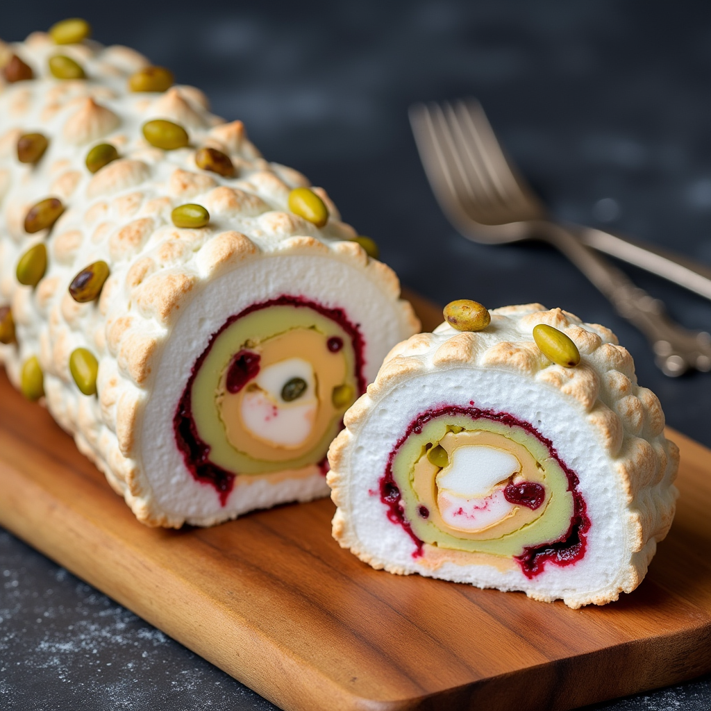 Meringue roll