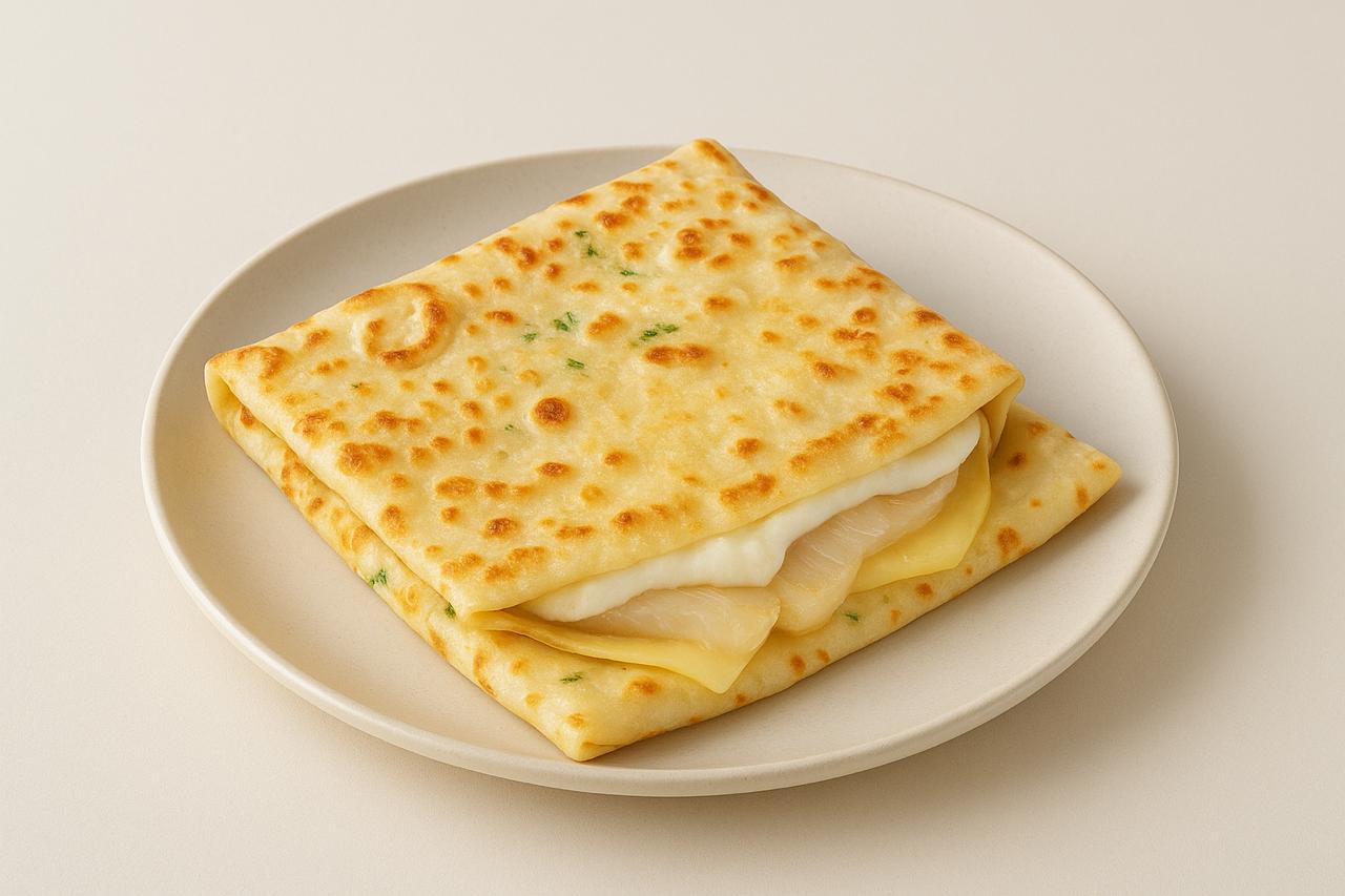 Блинчики с крем-сыром и сёмгой