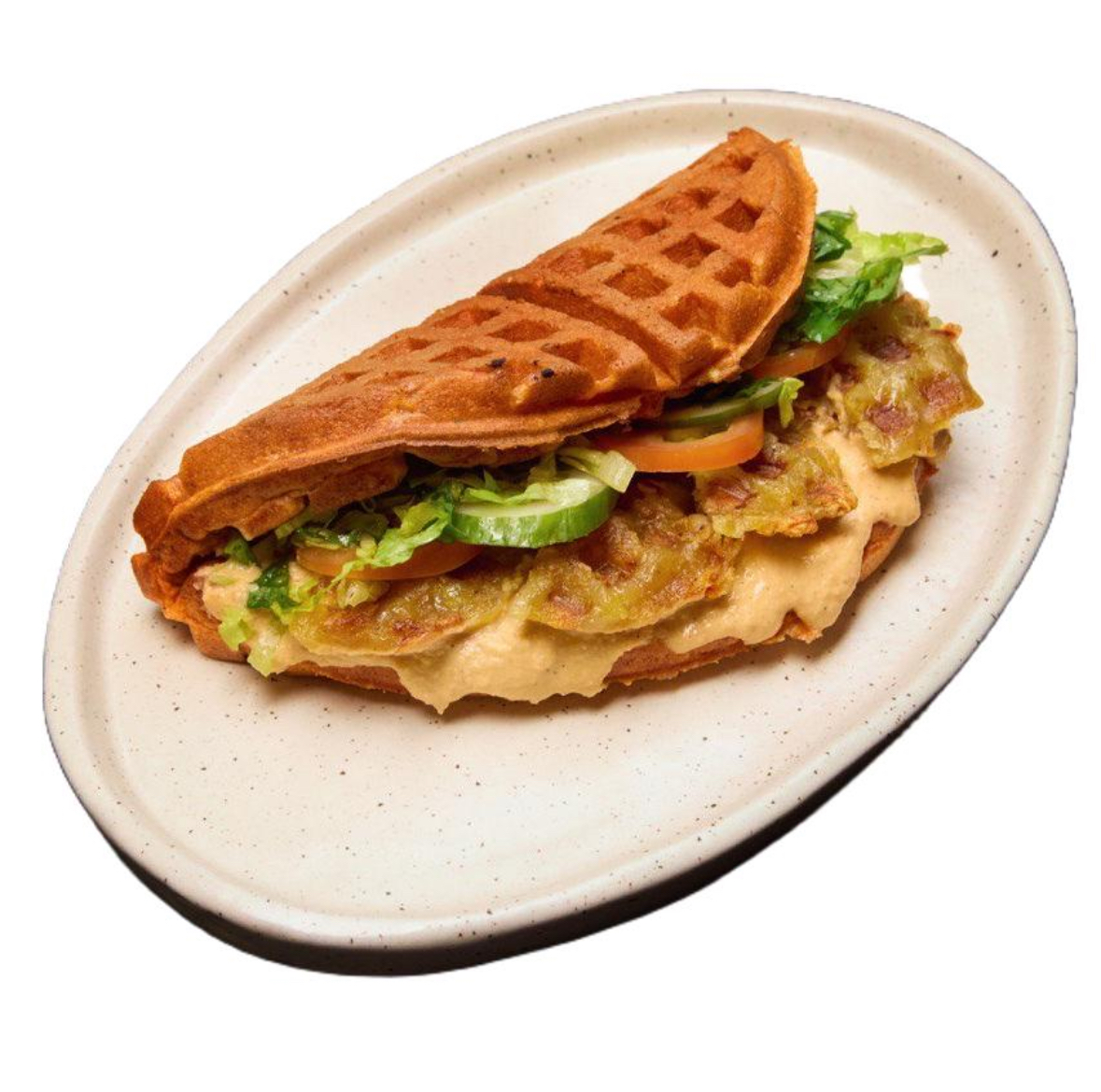 Красная вафля