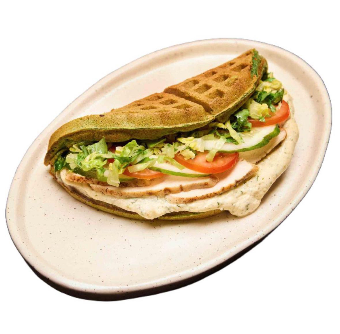 Вафля с курицей