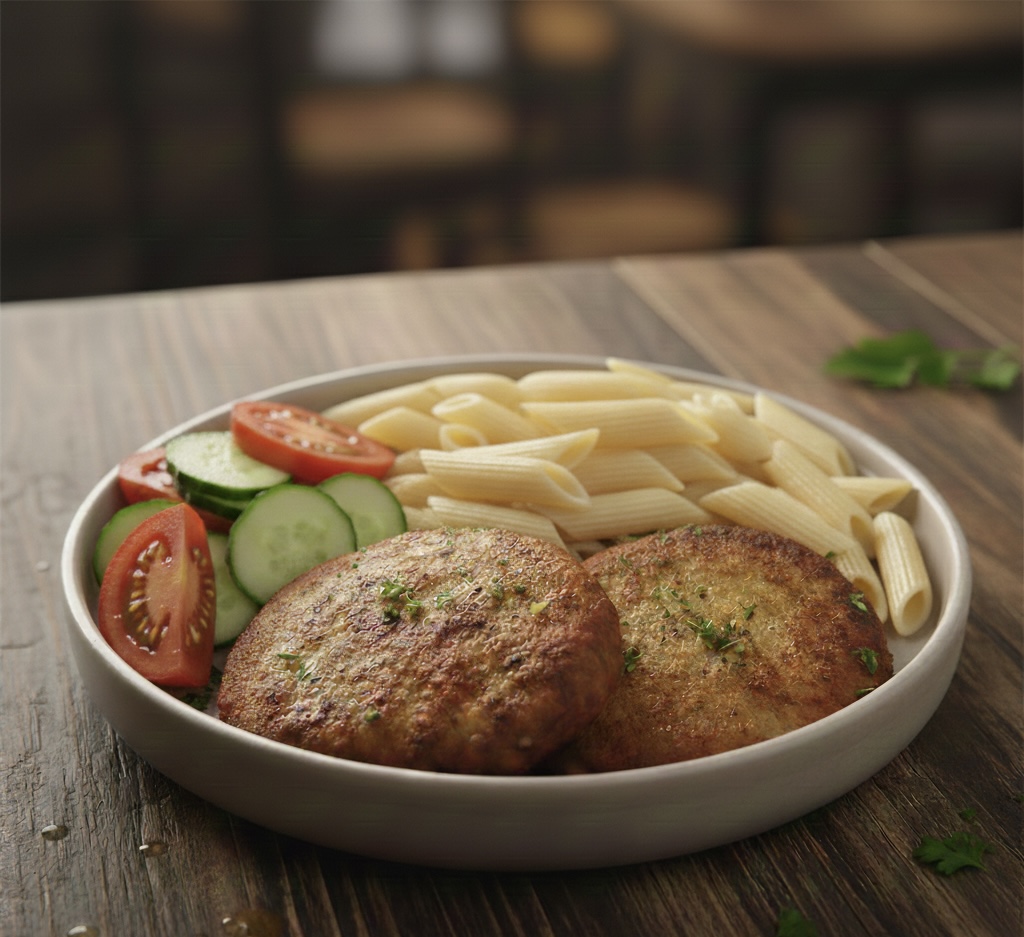 Куриная котлета с пенне