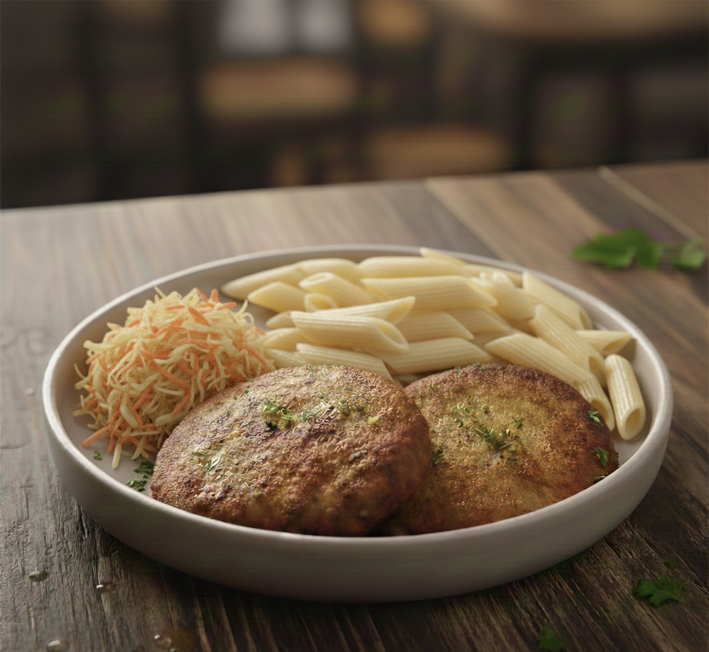 Куриная котлета с пенне