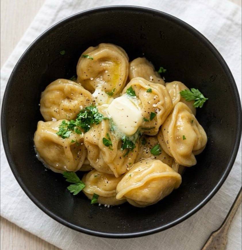 dumplings with pork & beef 