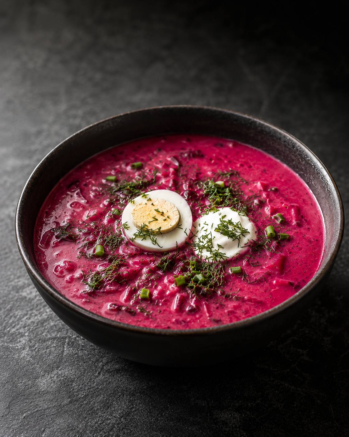 Pink soup 