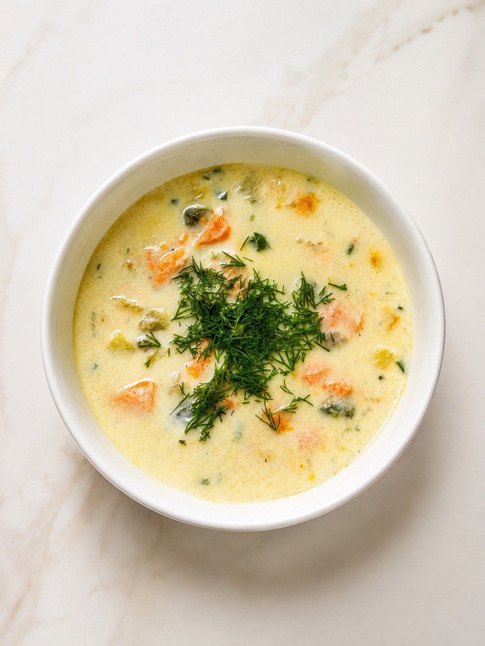 Finnish Salmon Soup - Uha